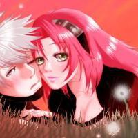 Sakura-chan and her handsome Kakashi-kun